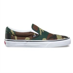 camo slide on vans